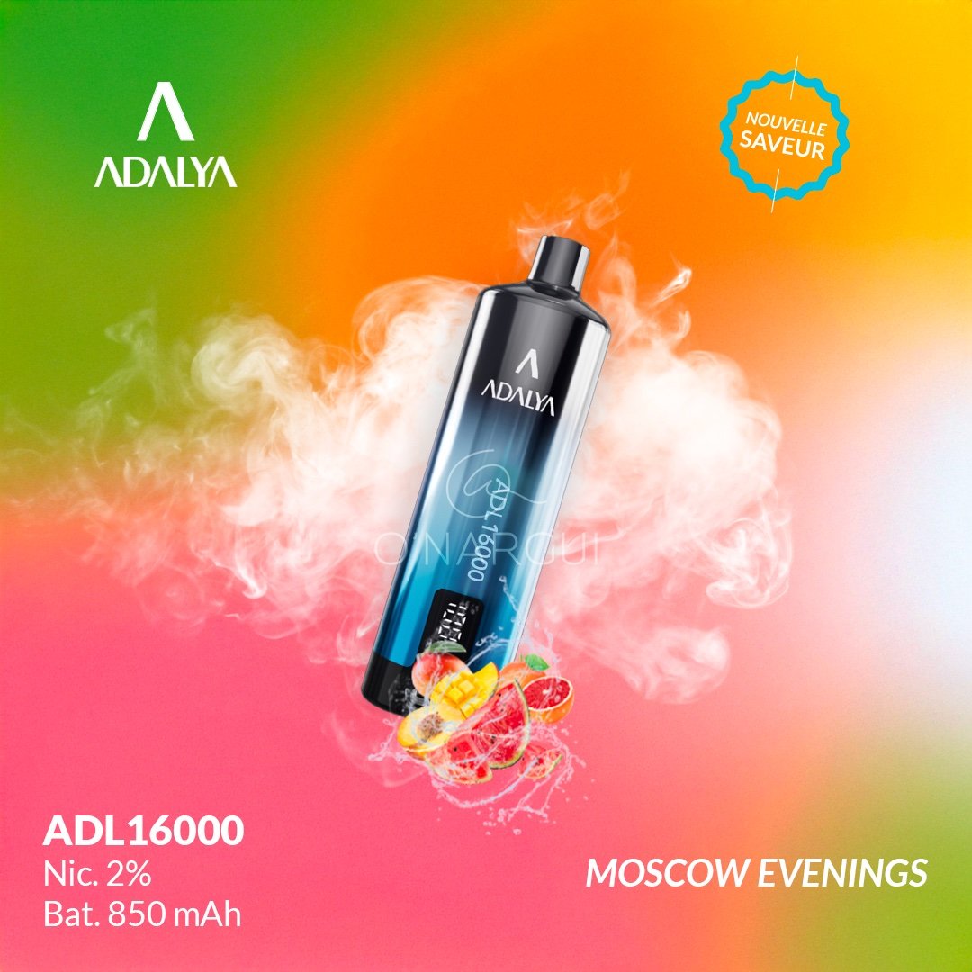 Adalya 16000 Puff Box – Sale Only in Lots of 200 Units (Minimum Order)