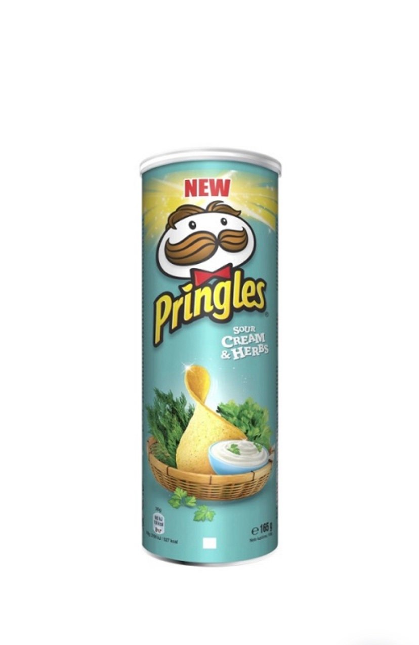 Pringles Sure Cream &amp; Herbs 165g